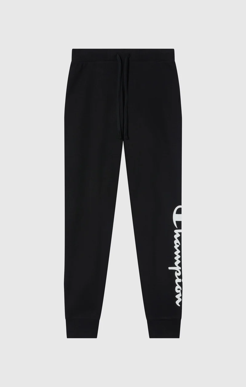 Women’s Lightweight Jogger Pants with Rib Cuffs and Maxi Printed Logo
