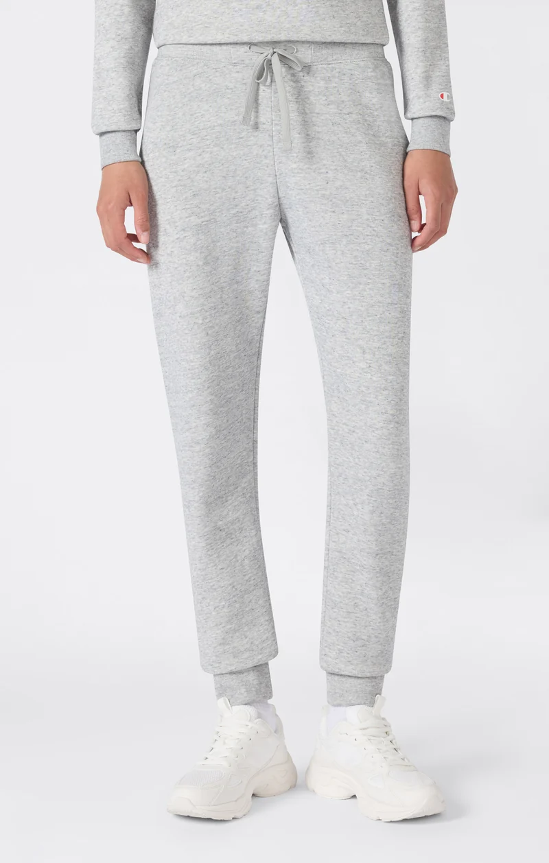 Women’s Lightweight Jogger Pants with Rib Cuffs and Maxi Printed Logo