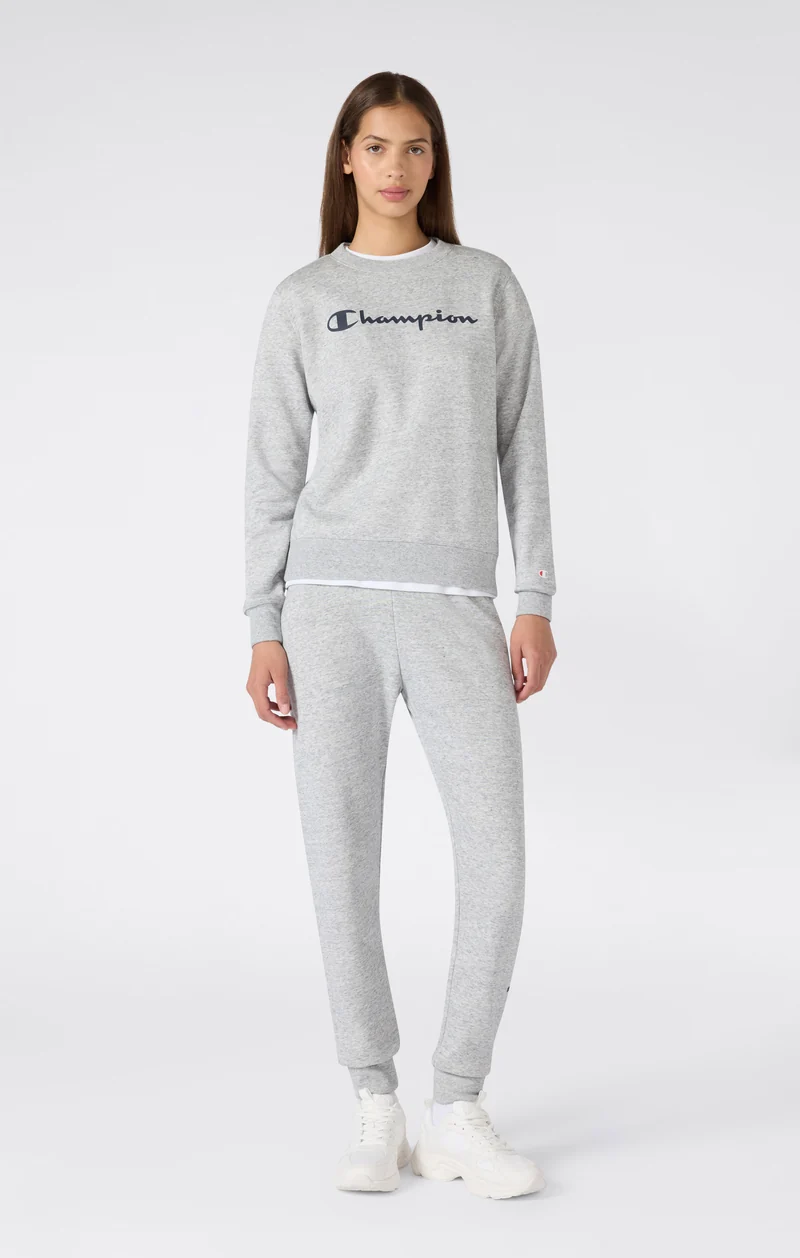 Women’s Lightweight Jogger Pants with Rib Cuffs and Maxi Printed Logo