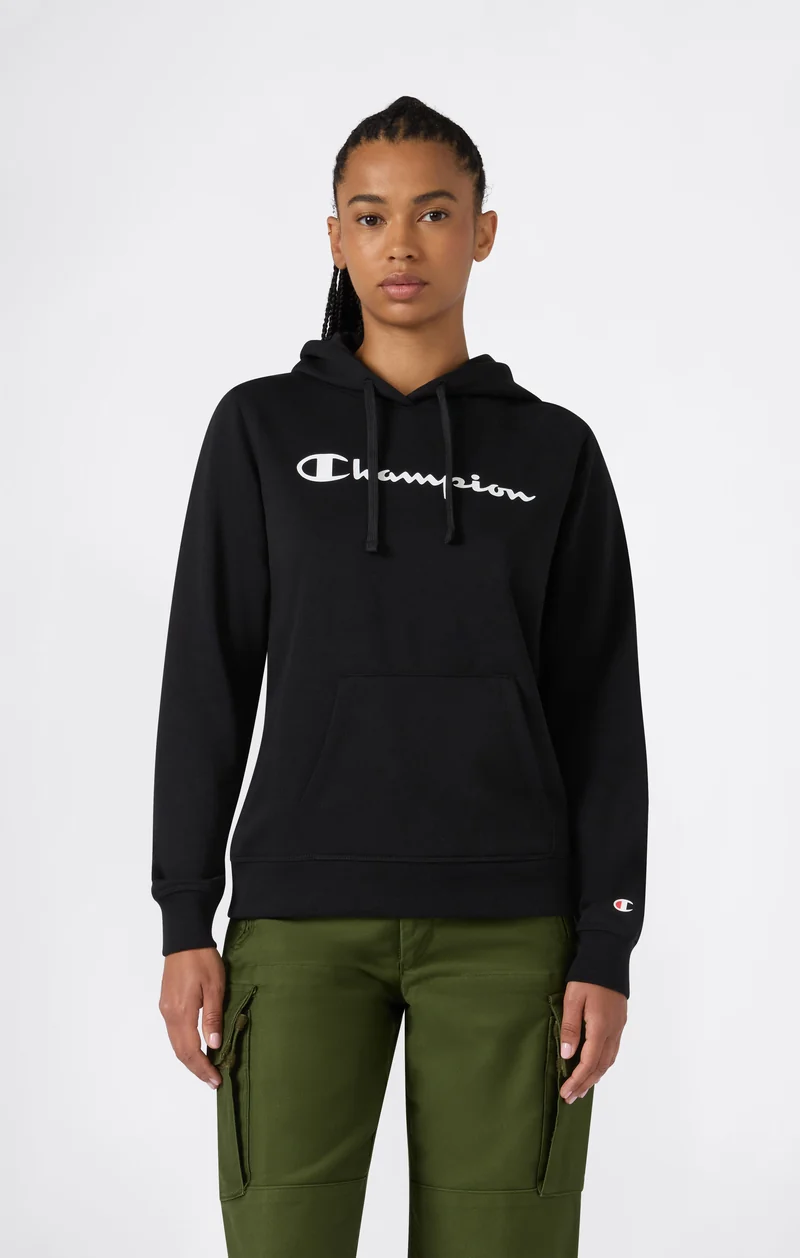Lightweight Hoodie with Maxi Logo for Women