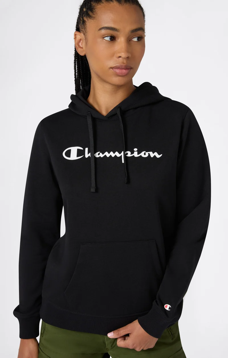 Lightweight Hoodie with Maxi Logo for Women