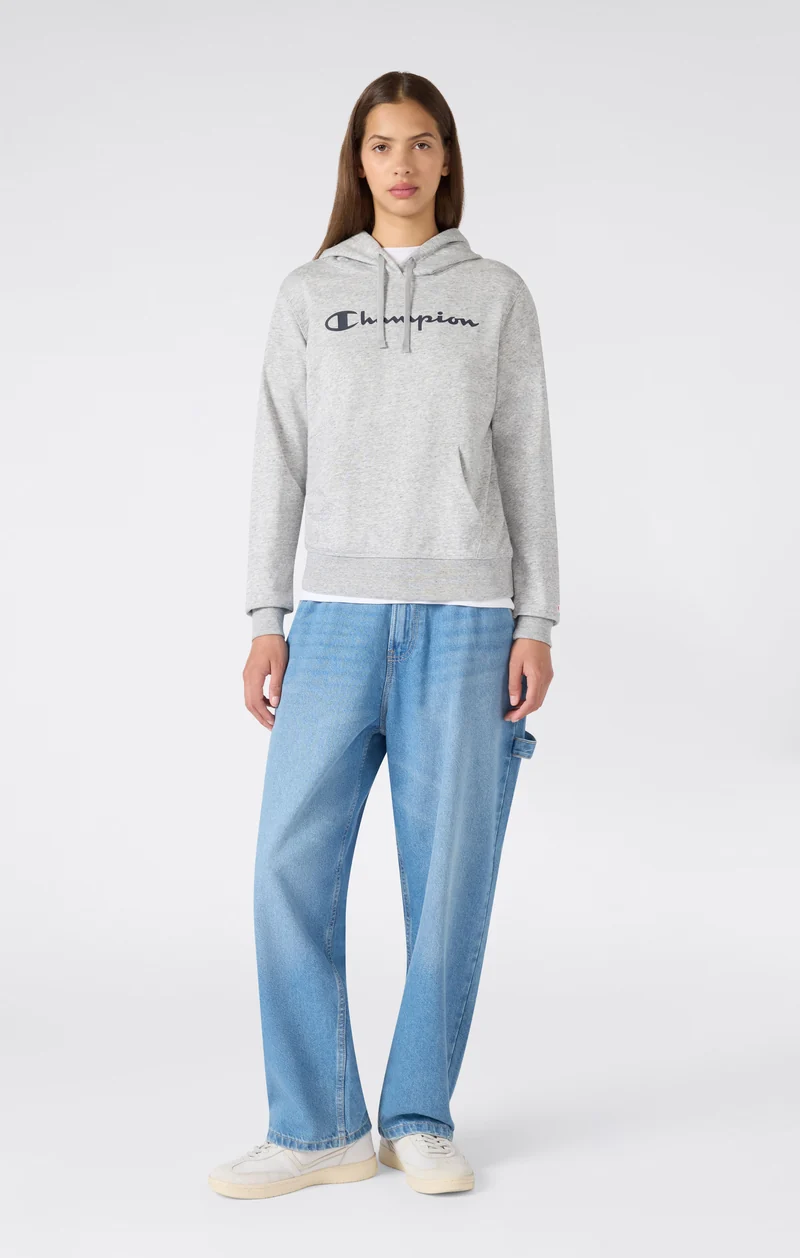 Lightweight Hoodie with Maxi Logo for Women