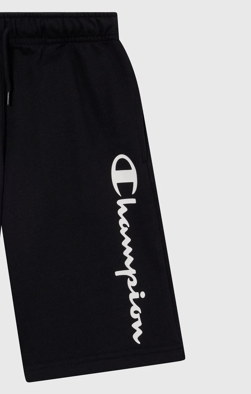 Boys’ Shorts with Maxi Printed Logo