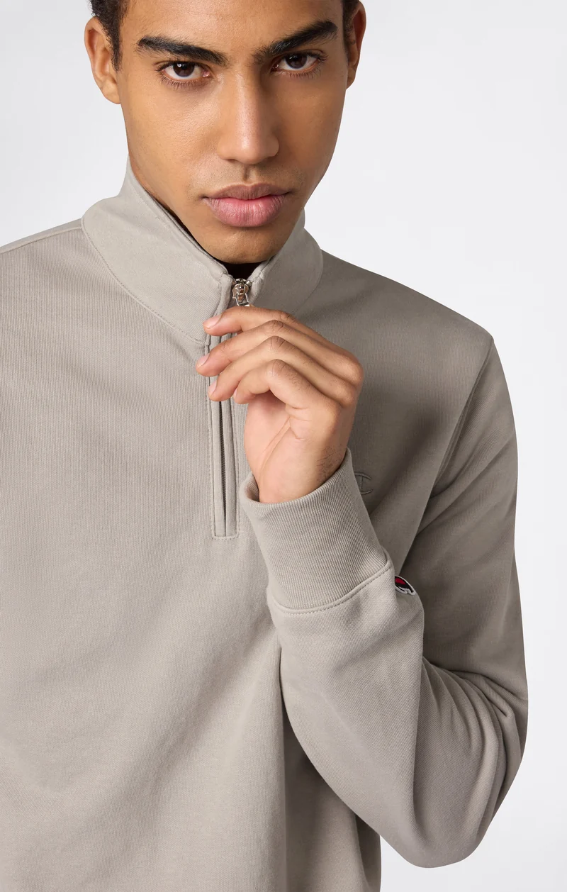 Men’s Lightweight Half Zip Sweatshirt Icons