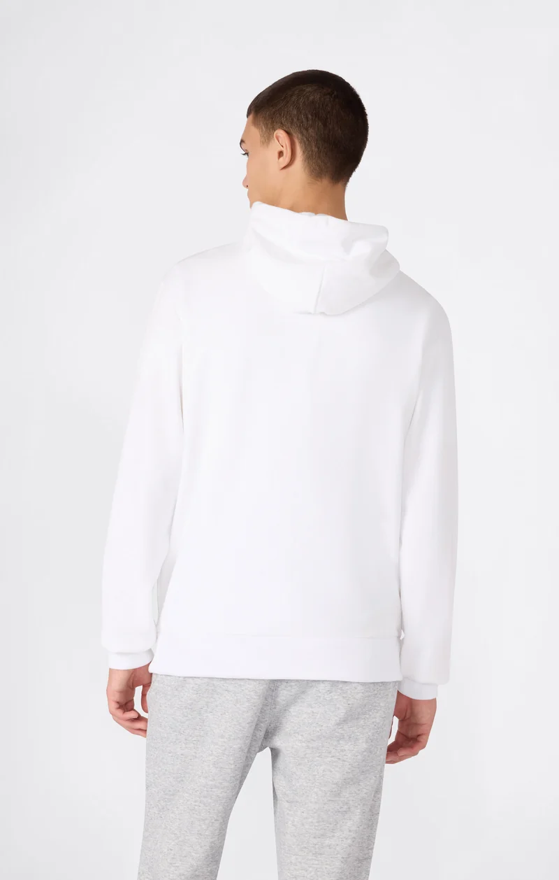 Men’s Lightweight Hooded Sweatshirt with Maxi Printed Logo