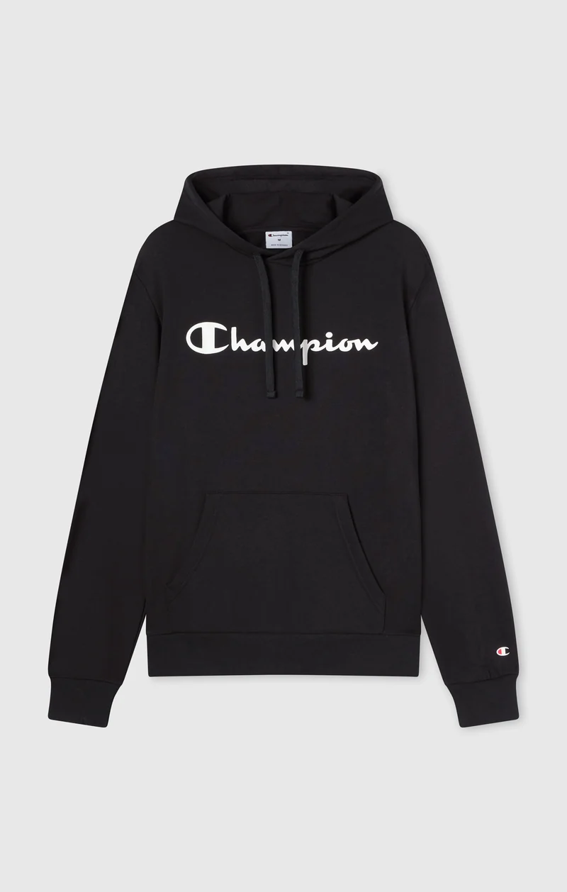 Men’s Lightweight Hooded Sweatshirt with Maxi Printed Logo