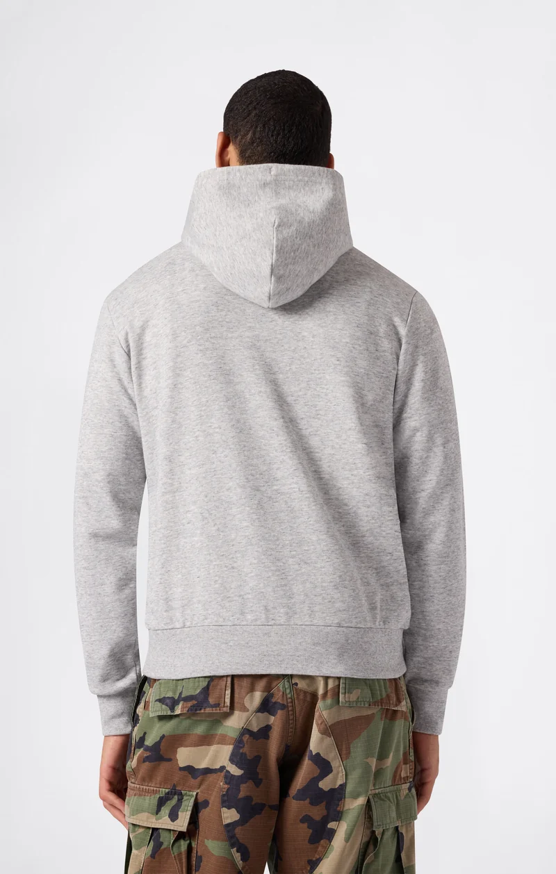 Men’s Lightweight Hooded Sweatshirt with Maxi Printed Logo