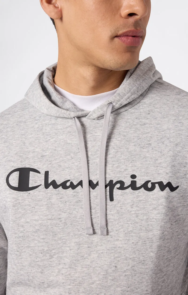 Men’s Lightweight Hooded Sweatshirt with Maxi Printed Logo