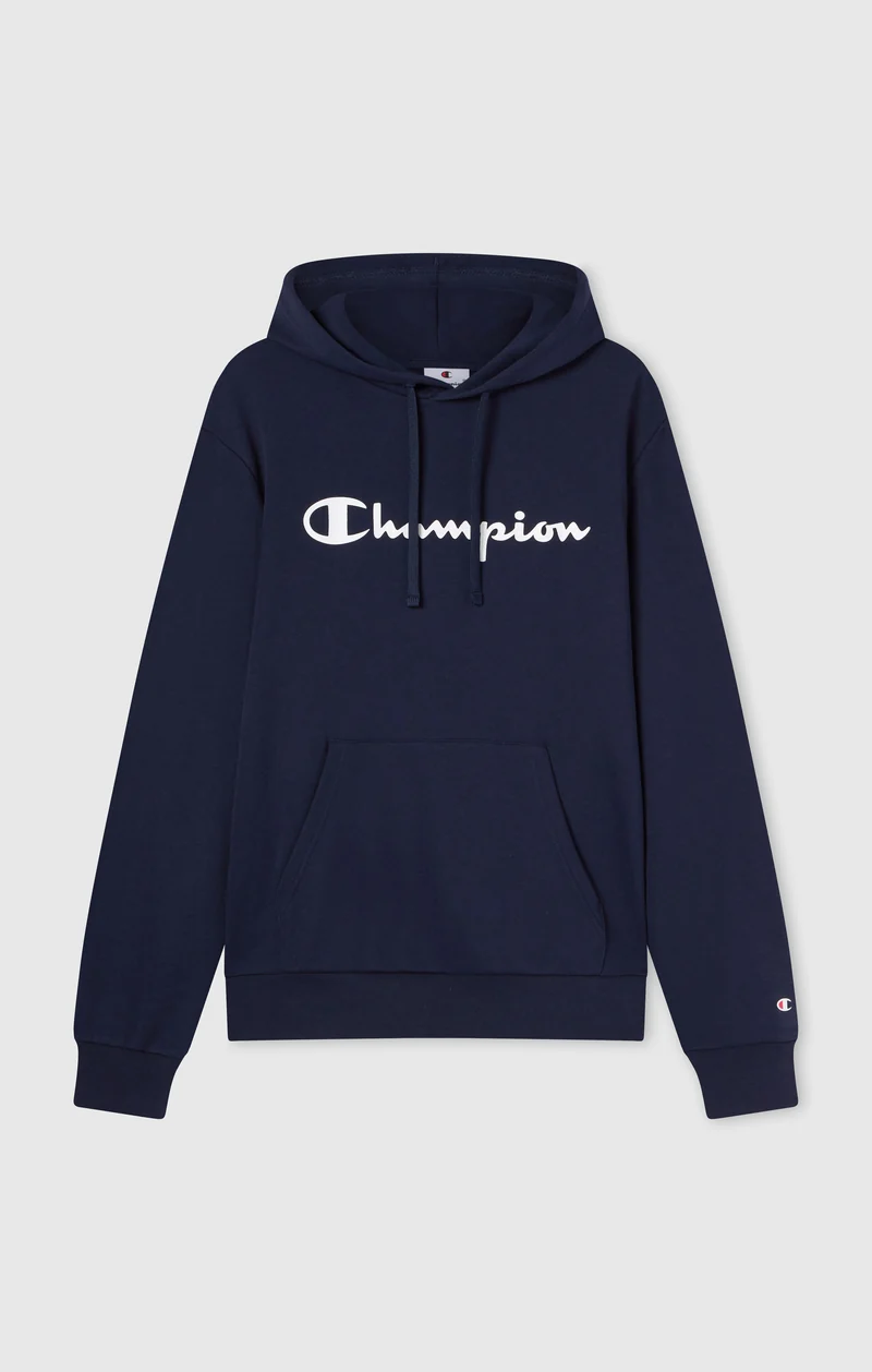 Men’s Lightweight Hooded Sweatshirt with Maxi Printed Logo