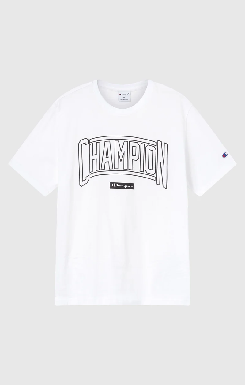 Men’s Crewneck T-Shirt With Puff Print Logo