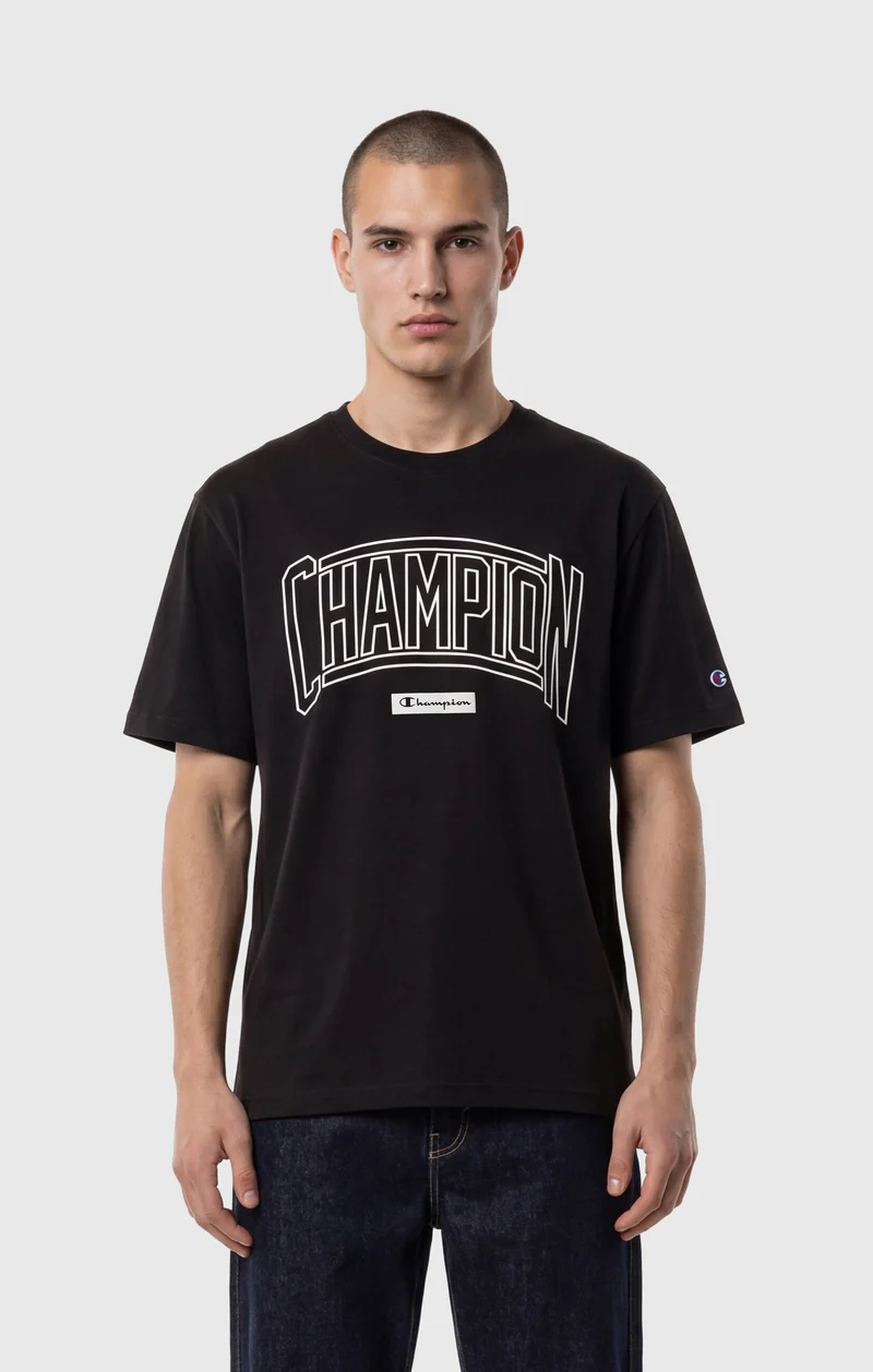 Men’s Crewneck T-Shirt With Puff Print Logo