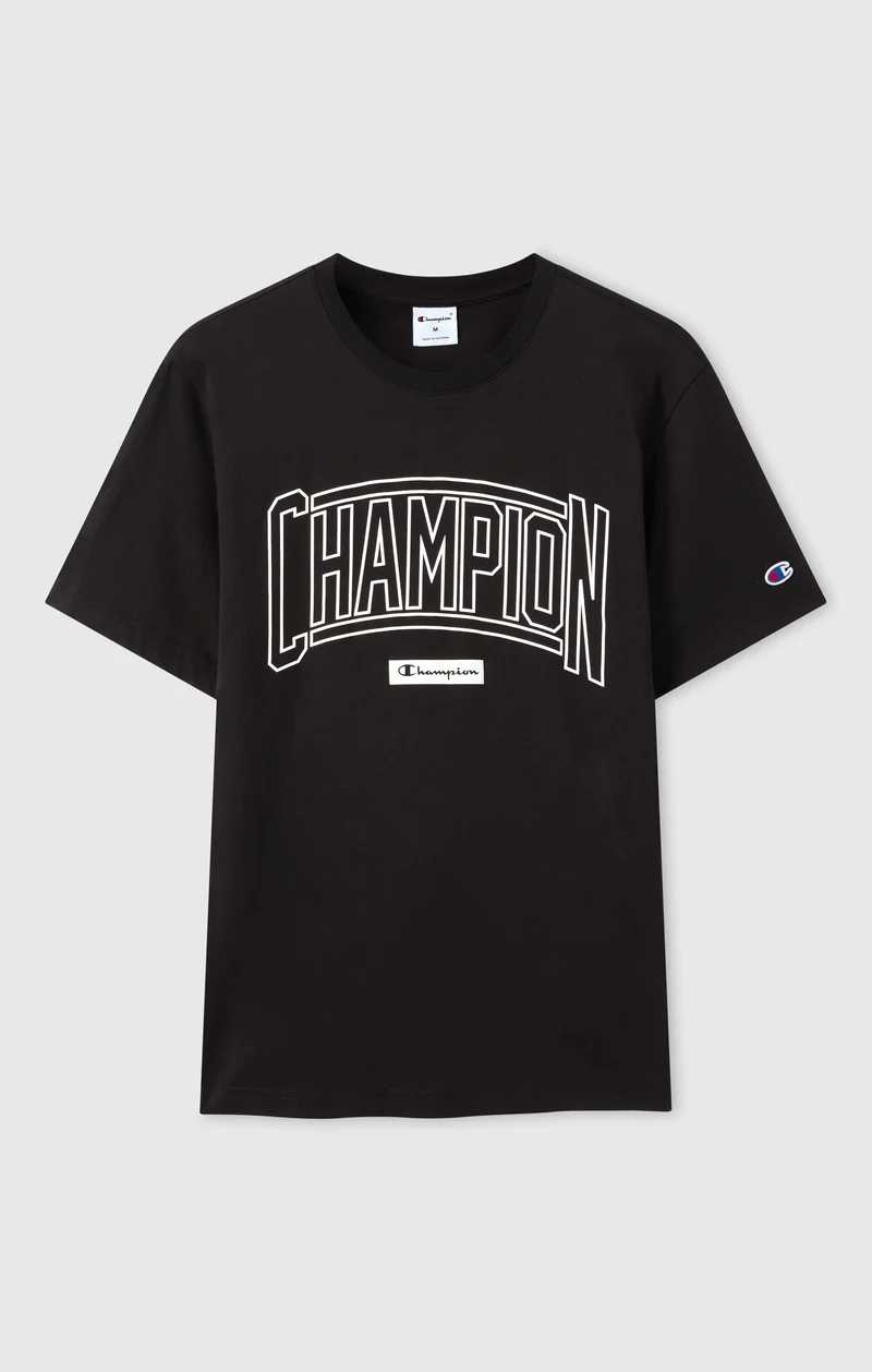 Men’s Crewneck T-Shirt With Puff Print Logo