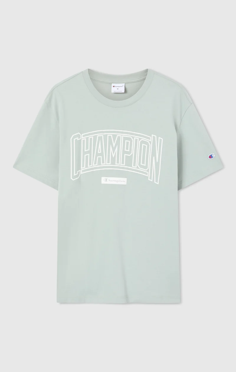 Men’s Crewneck T-Shirt With Puff Print Logo
