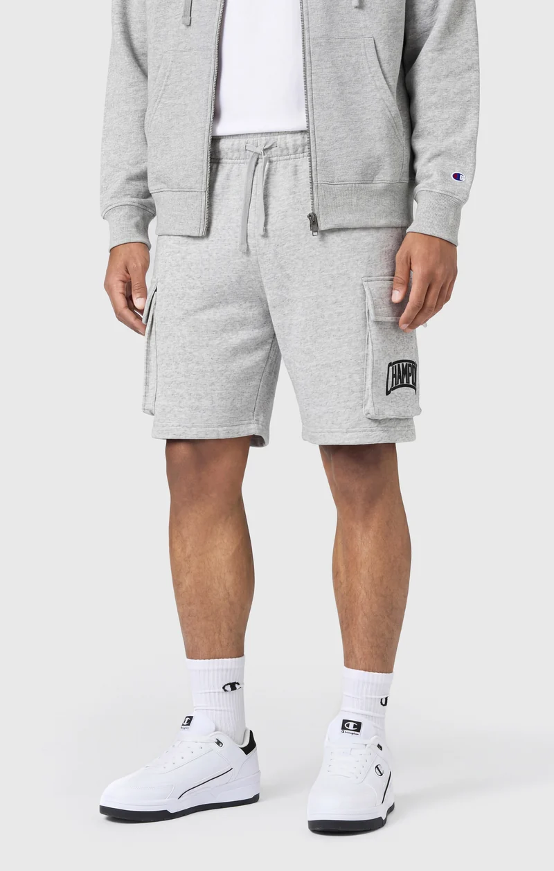 Men’s Cargo Shorts With Brushed Interior And Logo