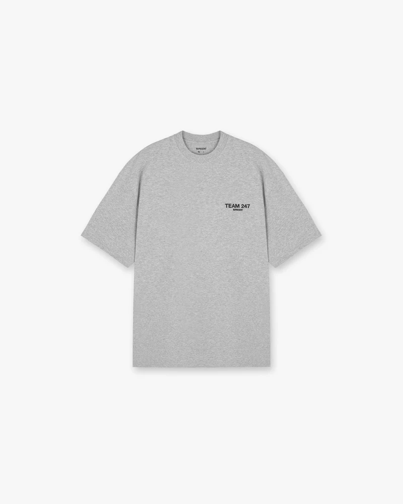 Team 247 Oversized T-Shirt - Ash Grey