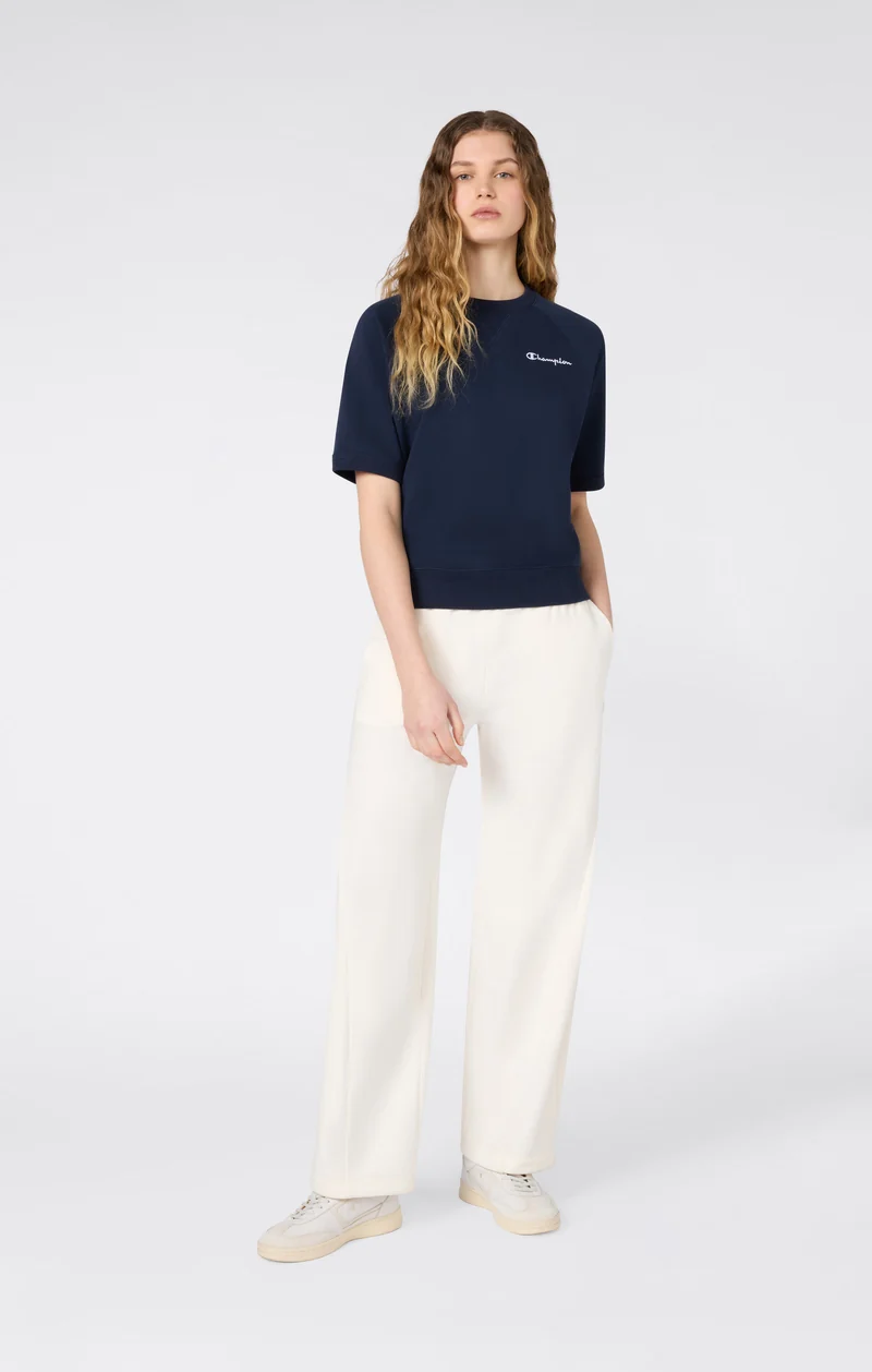 Women’s Lightweight Short Sleeve Crewneck Sweatshirt Icons