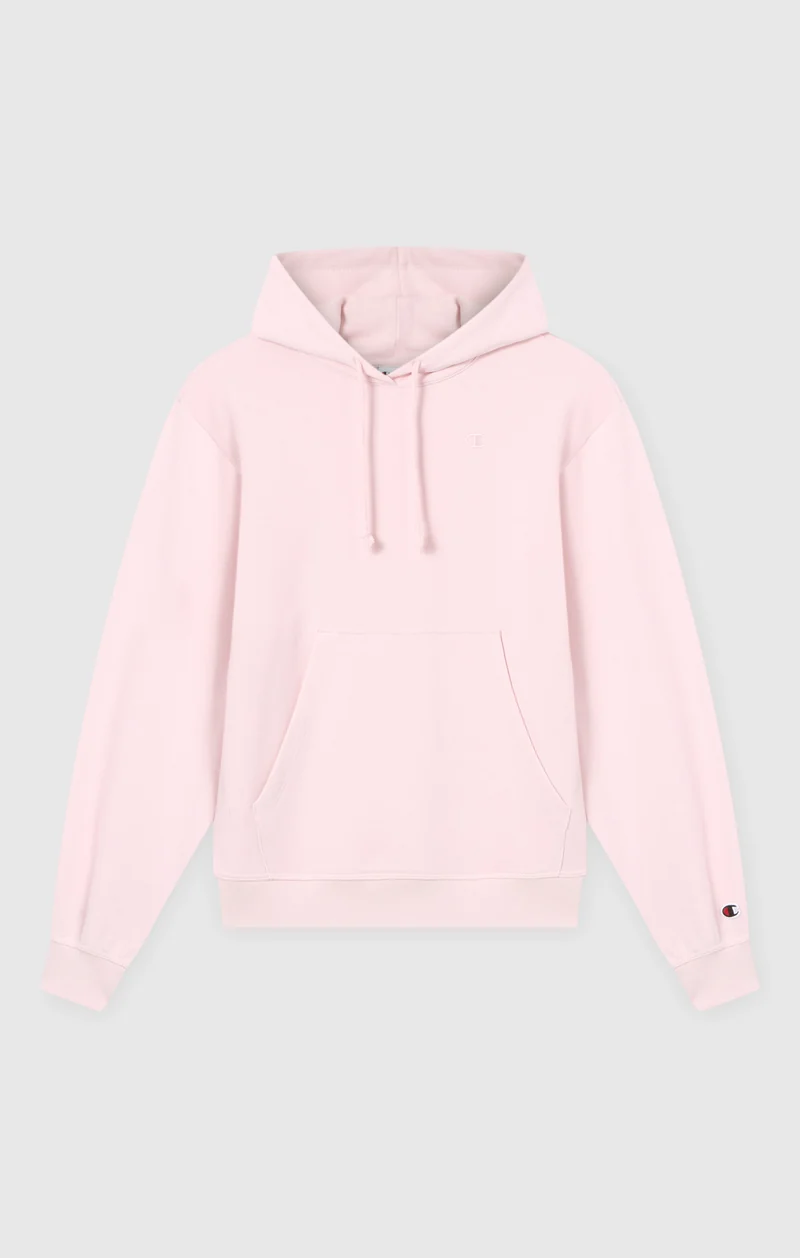 Women’s Lightweight Hooded Sweatshirt with Tonal Embroidered “C” Logo Icons