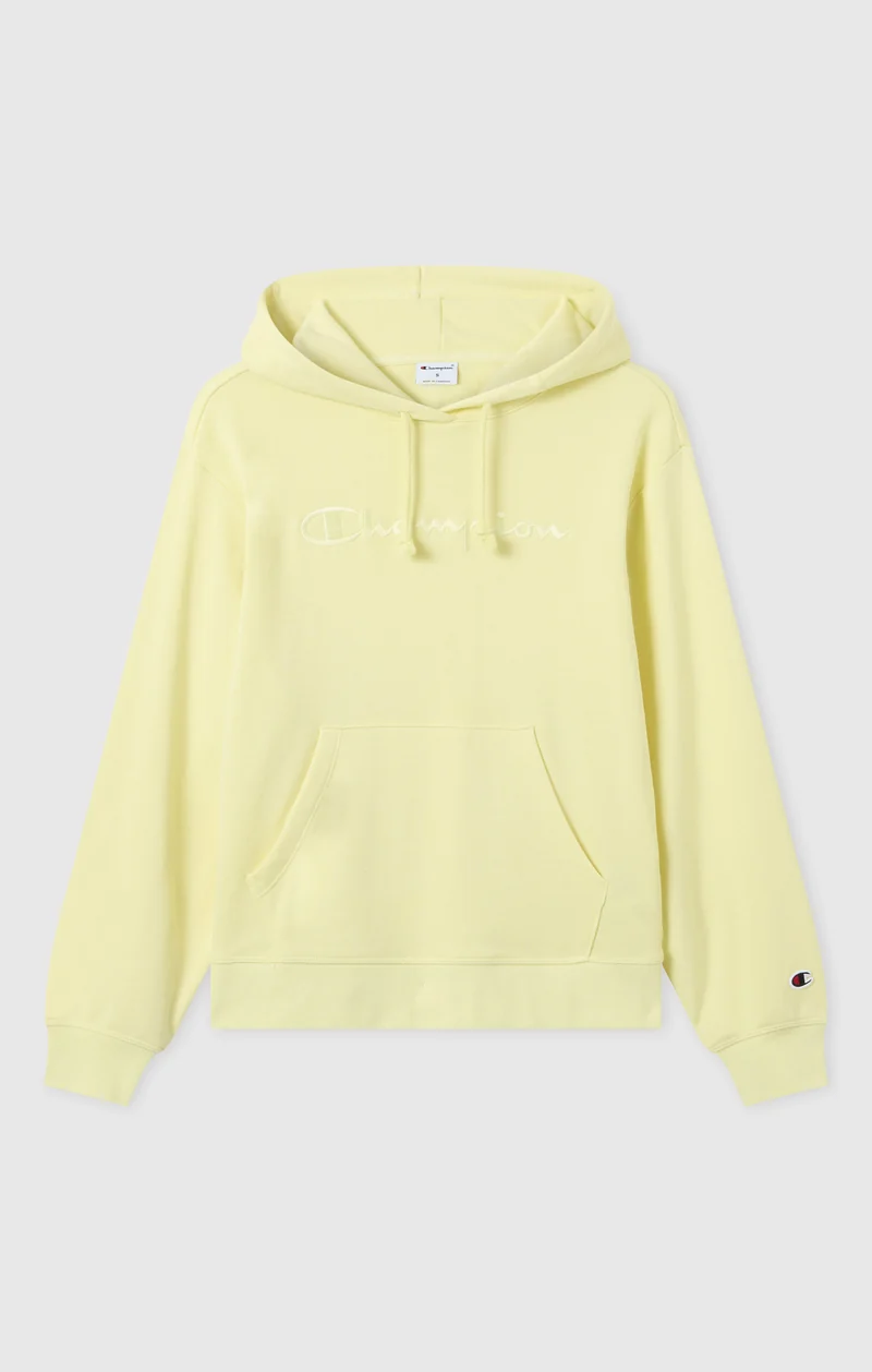 Women’s Lightweight Hooded Sweatshirt with Tonal Embroidered Maxi Logo Icons