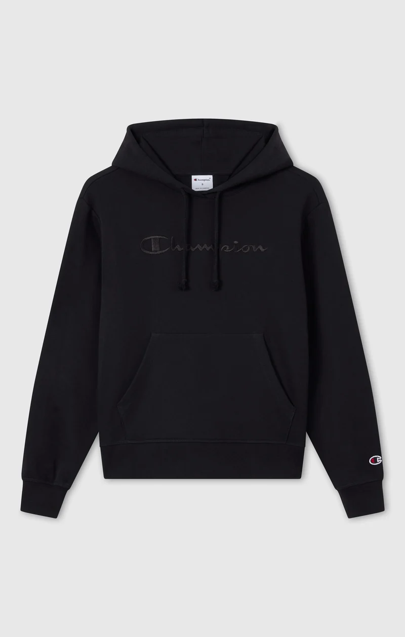 Women’s Lightweight Hooded Sweatshirt with Tonal Embroidered Maxi Logo Icons