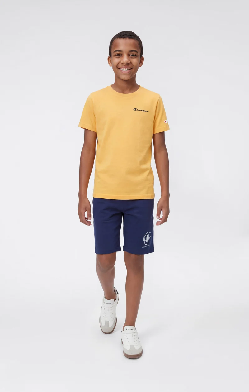 Boys’ Crewneck Small Script Logo T-Shirt Icons