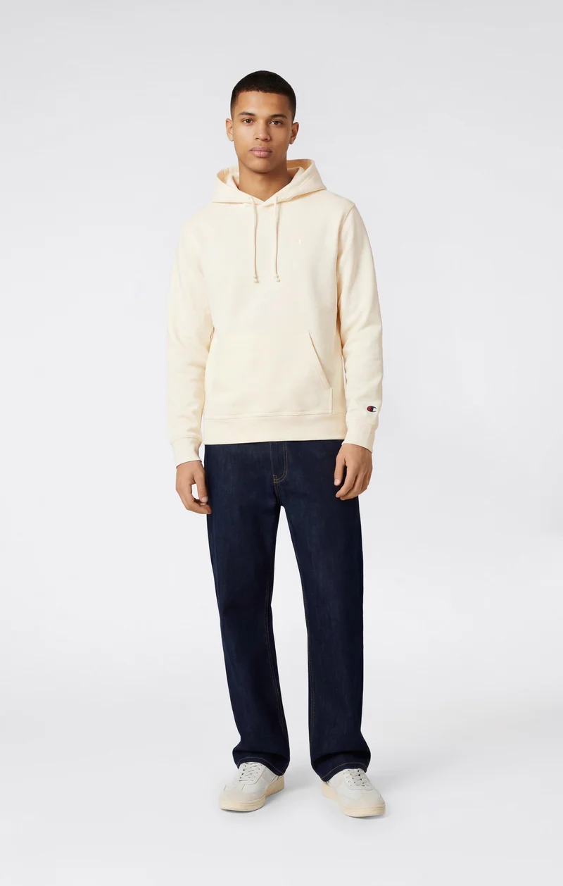 Men's Lightweight Hoodie with Embroidered C Logo Icons