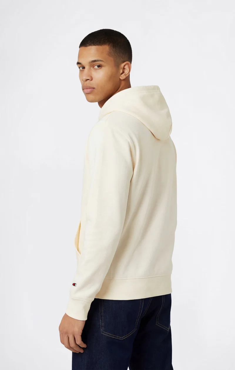 Men's Lightweight Hoodie with Embroidered C Logo Icons