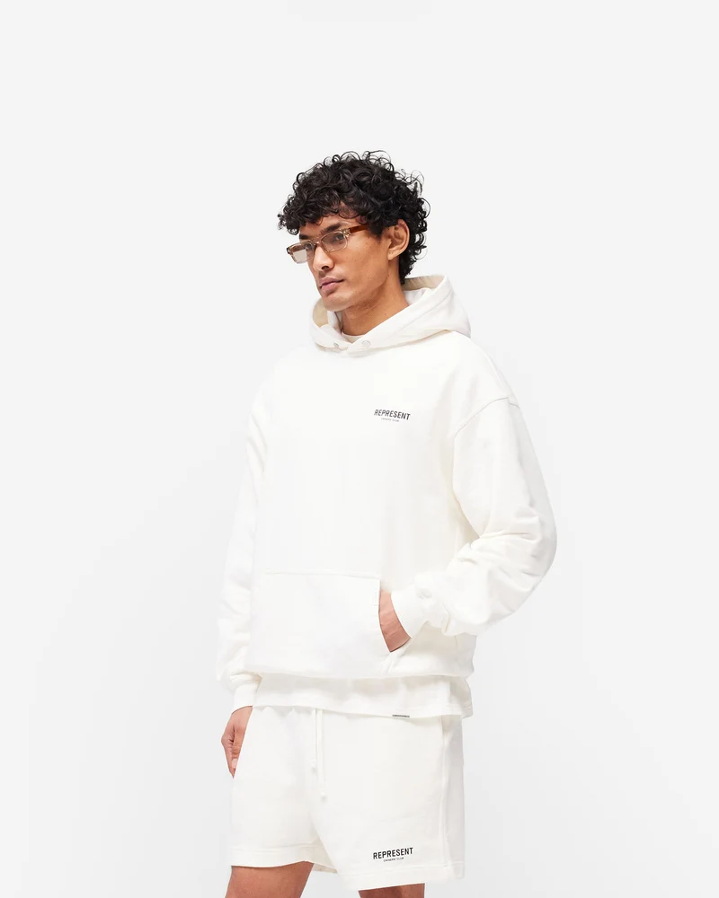 Represent Owners Club Hoodie - Flat White