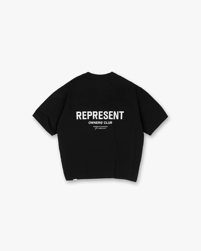 Represent Owners Club T-Shirt - Black