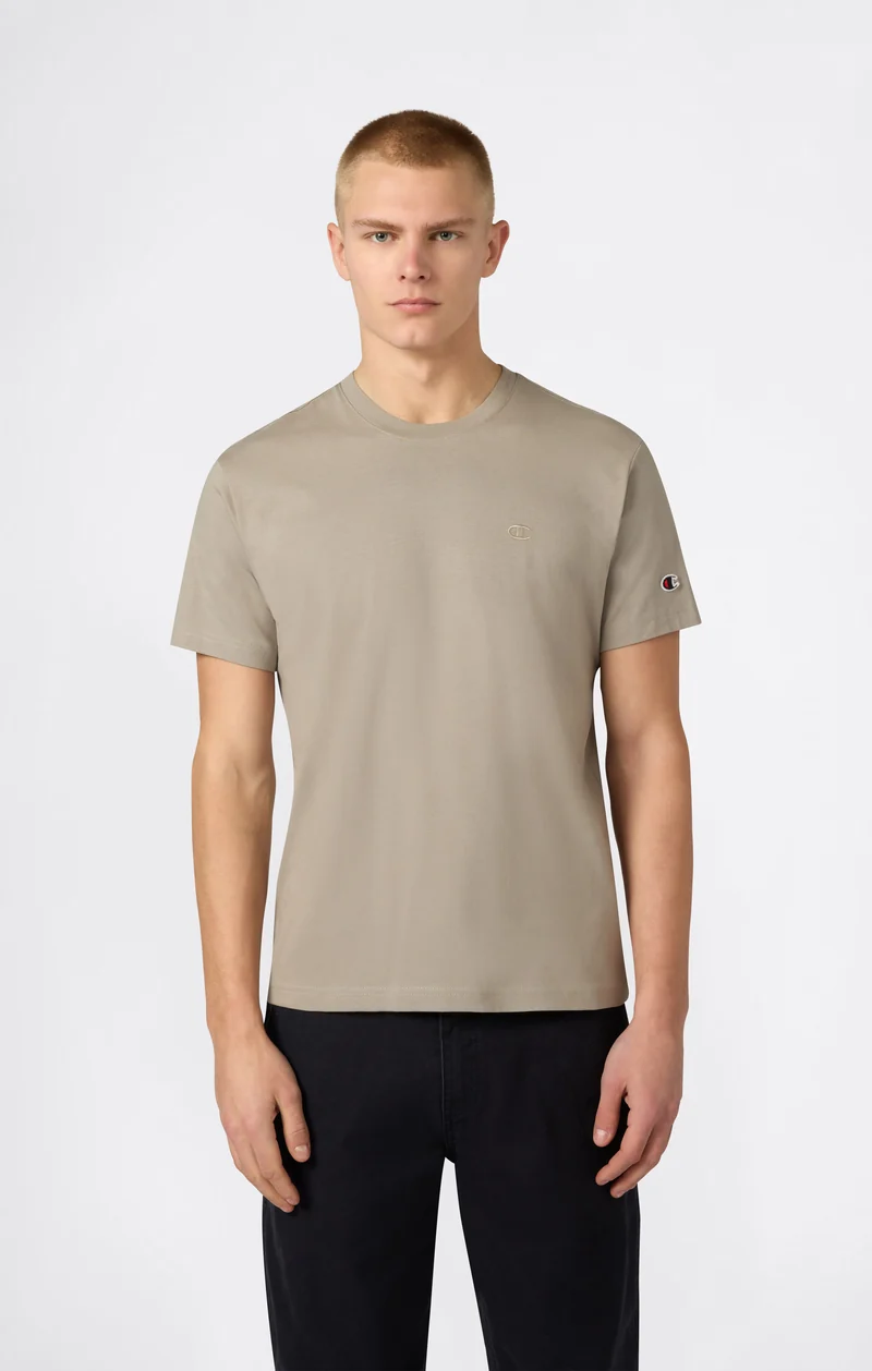Men’s T-Shirt with Small C Embroidery Logo Icons