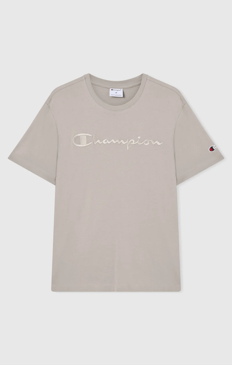 Men’s T-Shirt with Big Embroidery Logo Icons