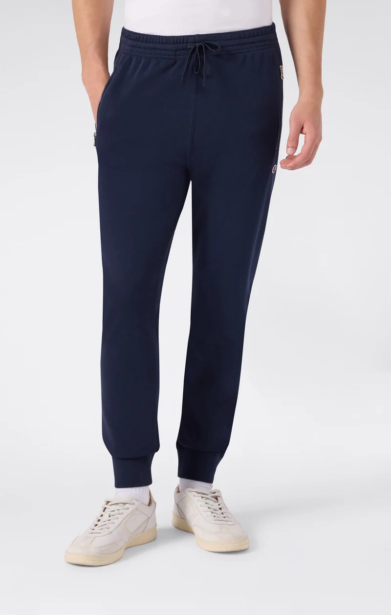 Men's Joggers with Front Zip Pockets and Ribbed Cuffs Icons