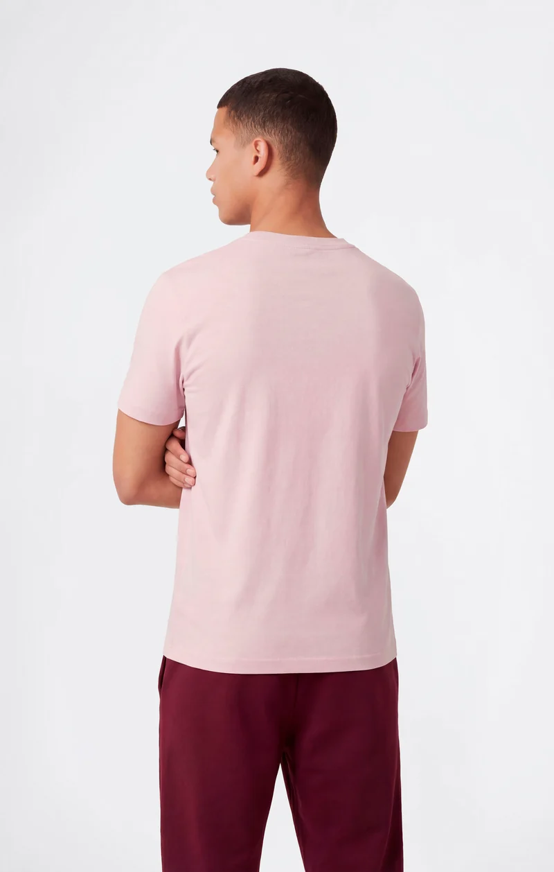 Men’s T-Shirt with Big Embroidery Logo Icons