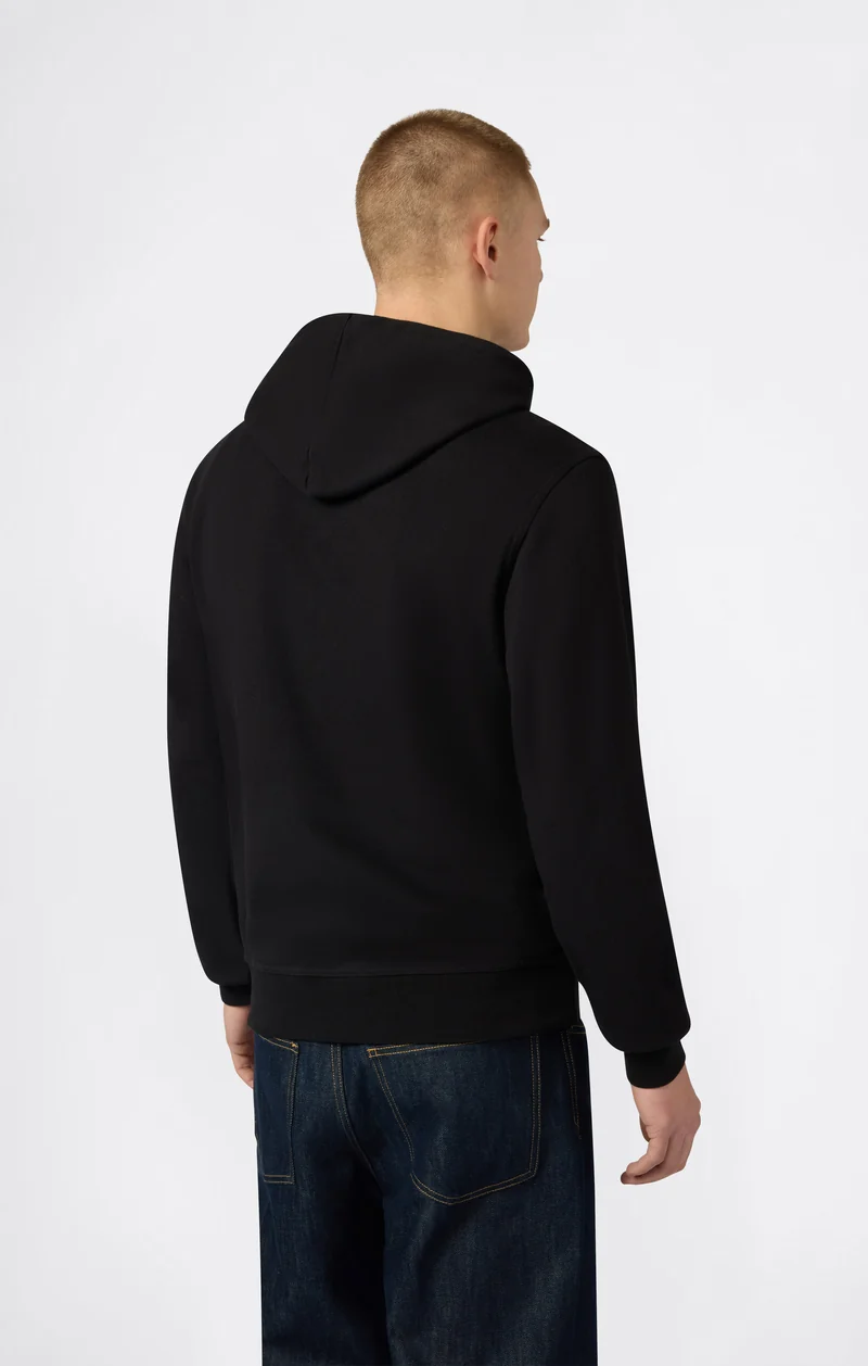 Men's Lightweight Hoodie with Embroidered Logo Icons