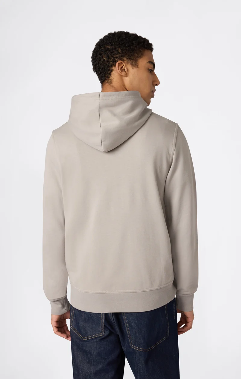 Men's Lightweight Hoodie with Embroidered Logo Icons