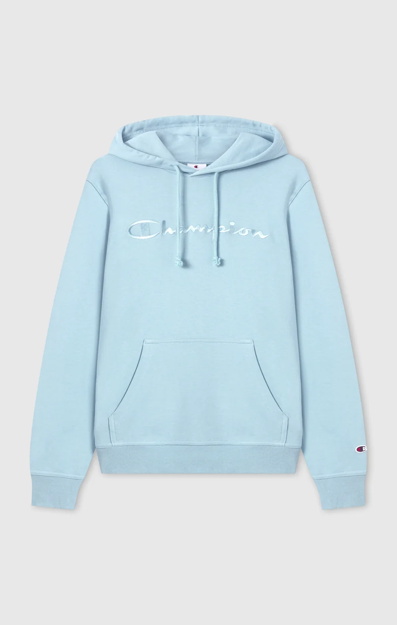 Men's Lightweight Hoodie with Embroidered Logo Icons