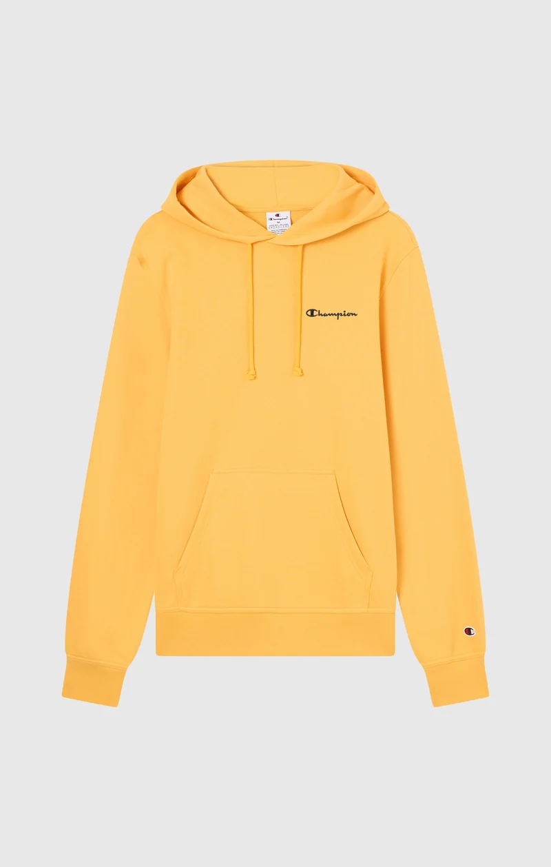 Men’s Lightweight Hoodie with Small Embroidered Logo Icons