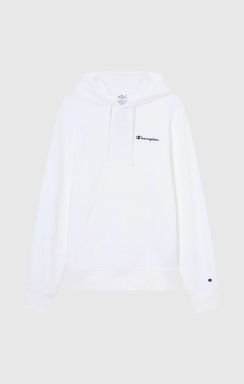 Men’s Lightweight Hoodie with Small Embroidered Logo Icons