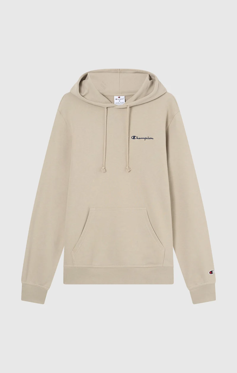 Men’s Lightweight Hoodie with Small Embroidered Logo Icons
