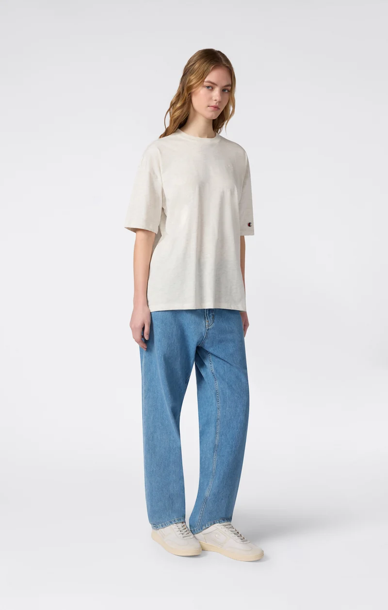 Women's Oversized Fit Light Short Sleeve Tee Icons