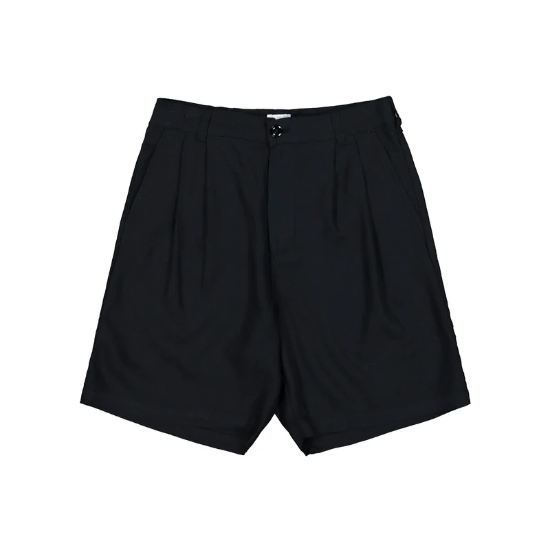 Foster Pleated Linen Short