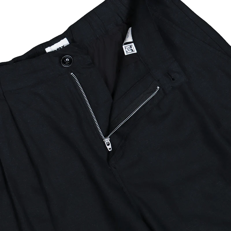 Foster Pleated Linen Short