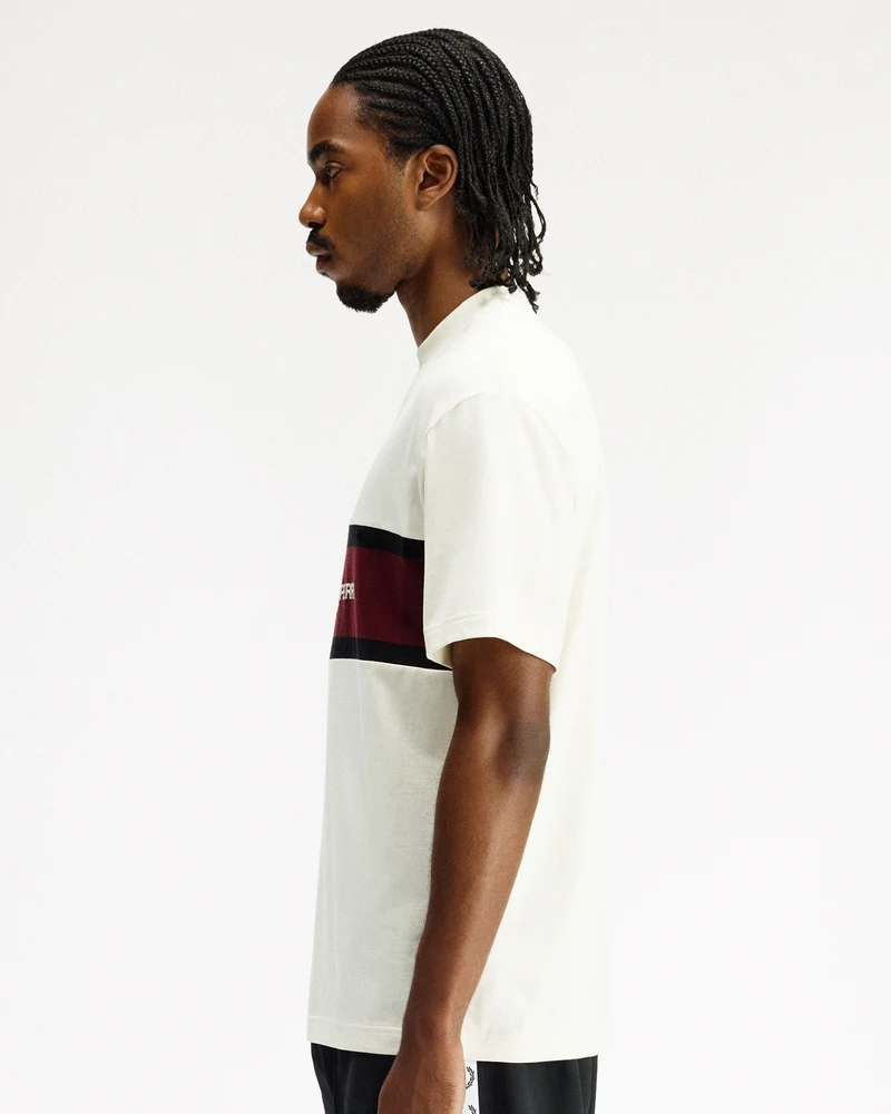 Embroidered Panel T-Shirt