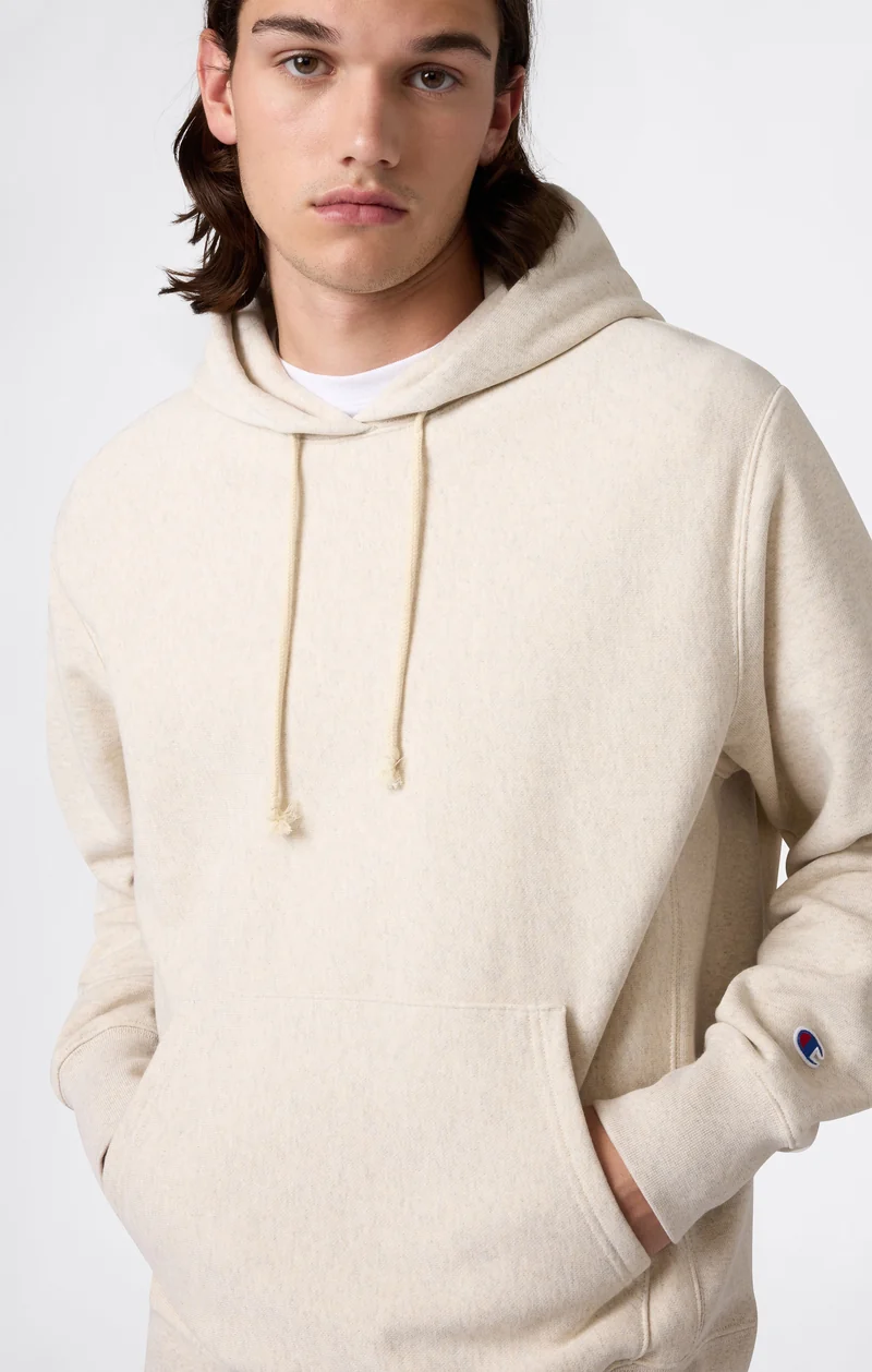 Men’s Lightweight Hooded Sweatshirt Reverse Weave