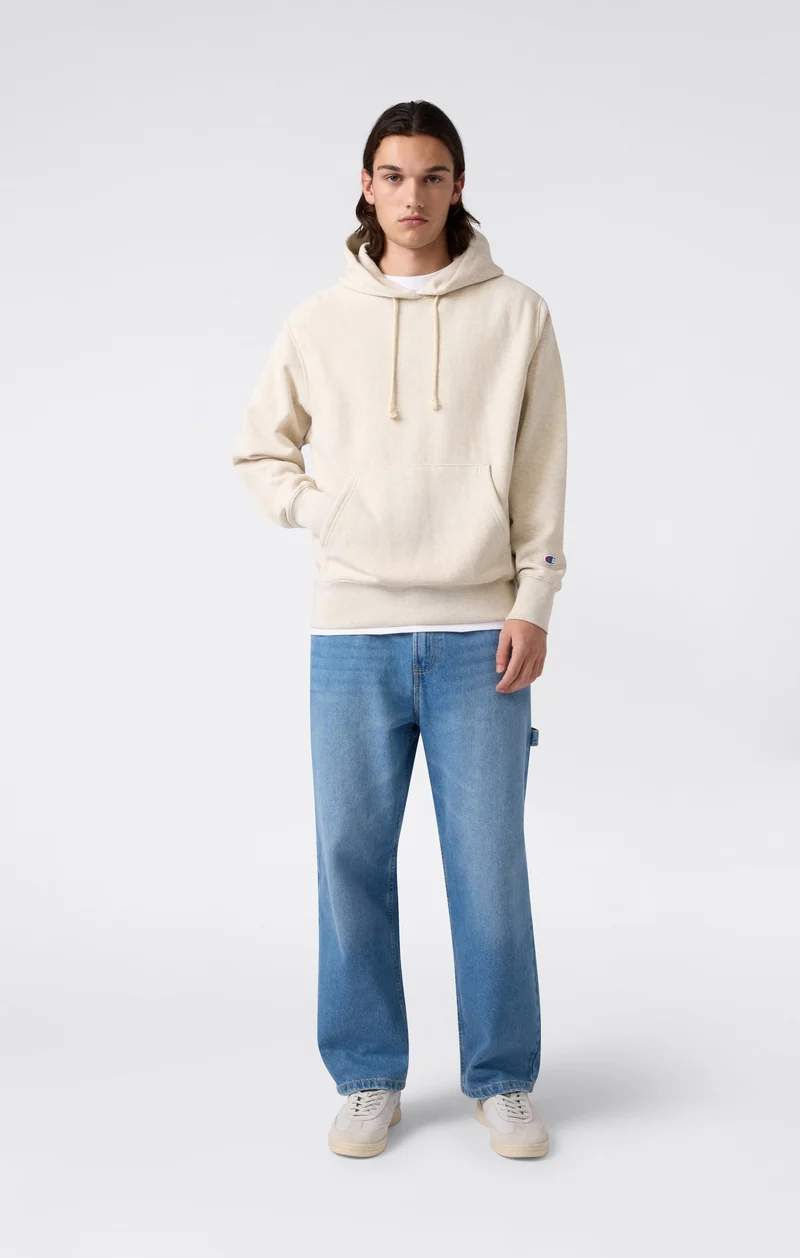 Men’s Lightweight Hooded Sweatshirt Reverse Weave