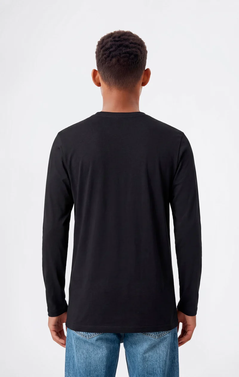 Boys' Long Sleeve T-Shirt Script Logo