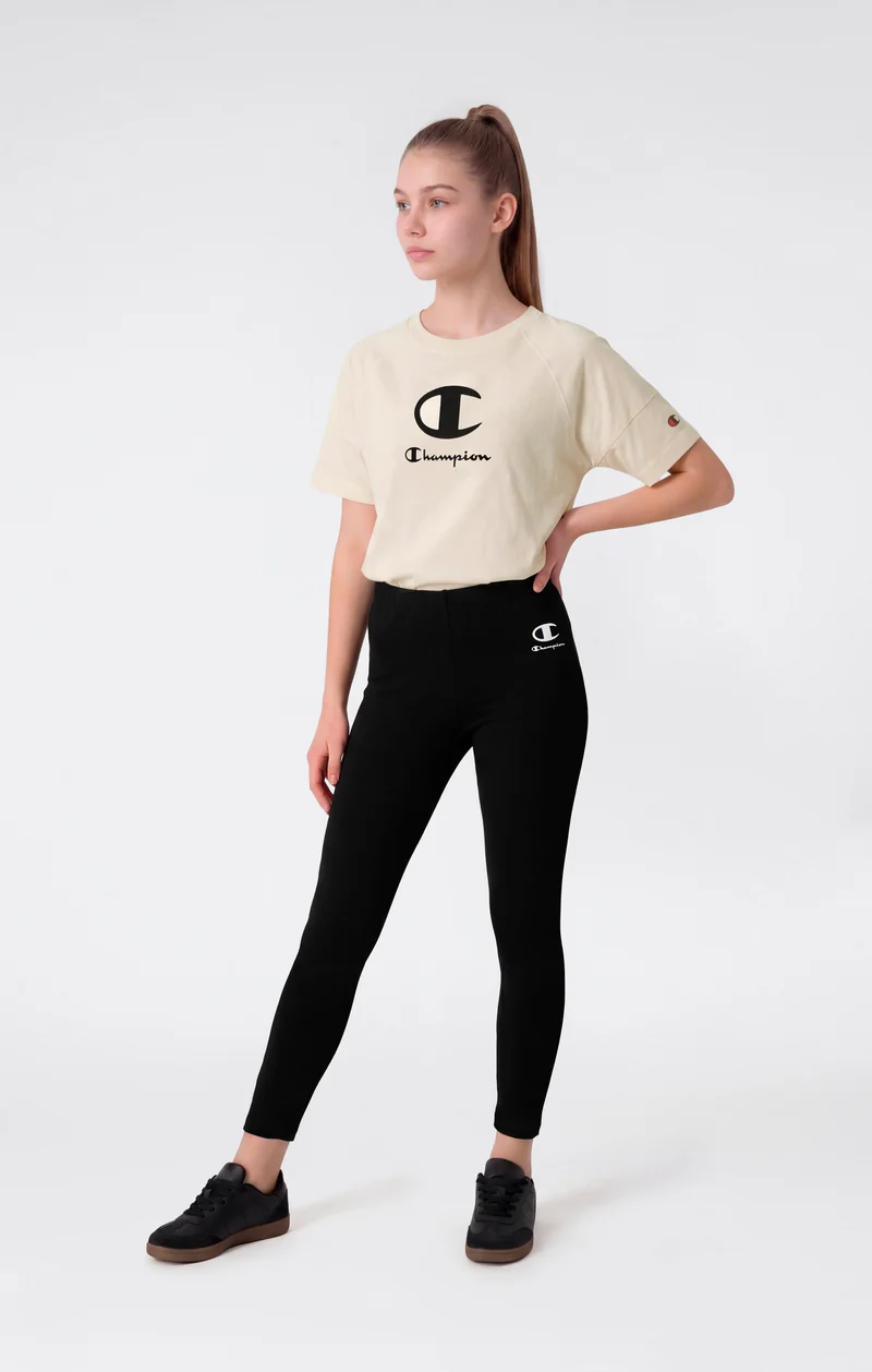 Girls' Cotton Stretch Leggings