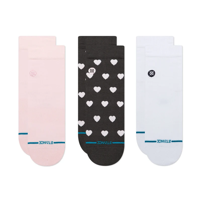 Wmns Hearts Lowrider 3 Pack Socks