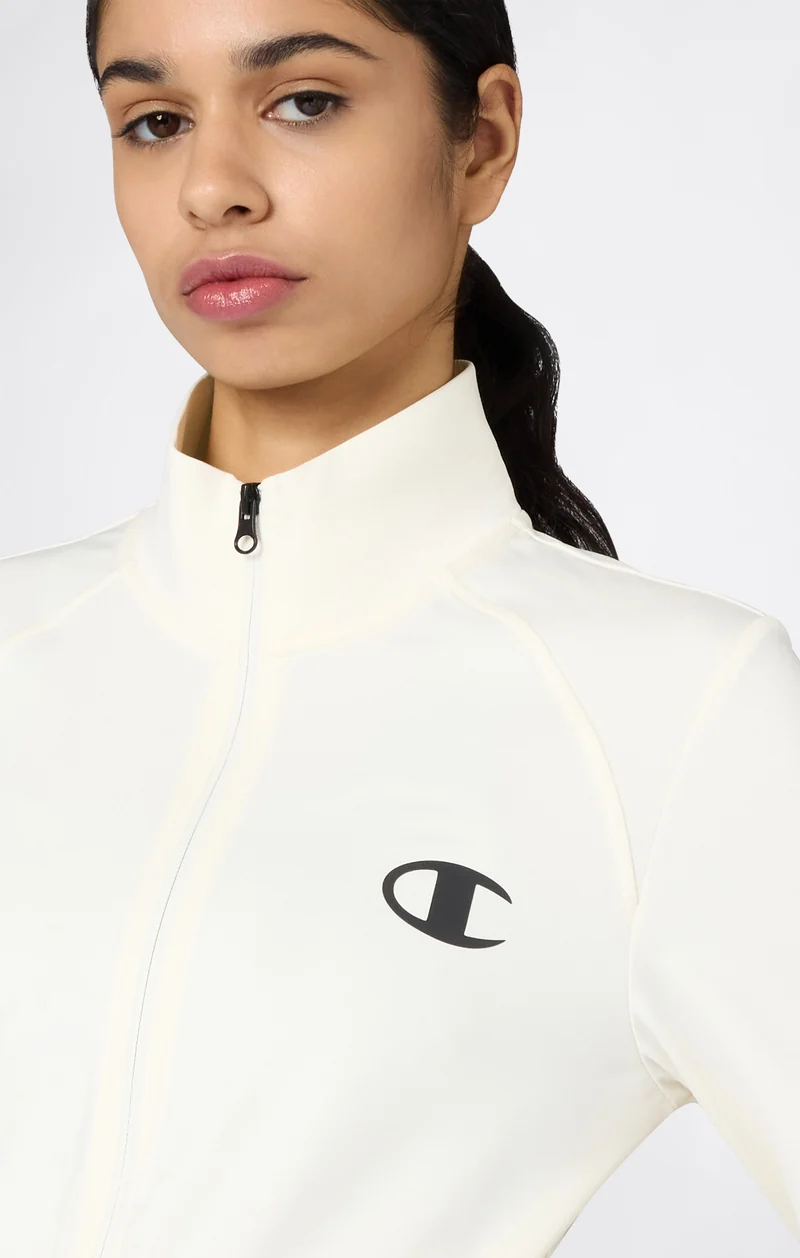 Women's Slim Fit Full-Zip Stretch Poly Hoodie