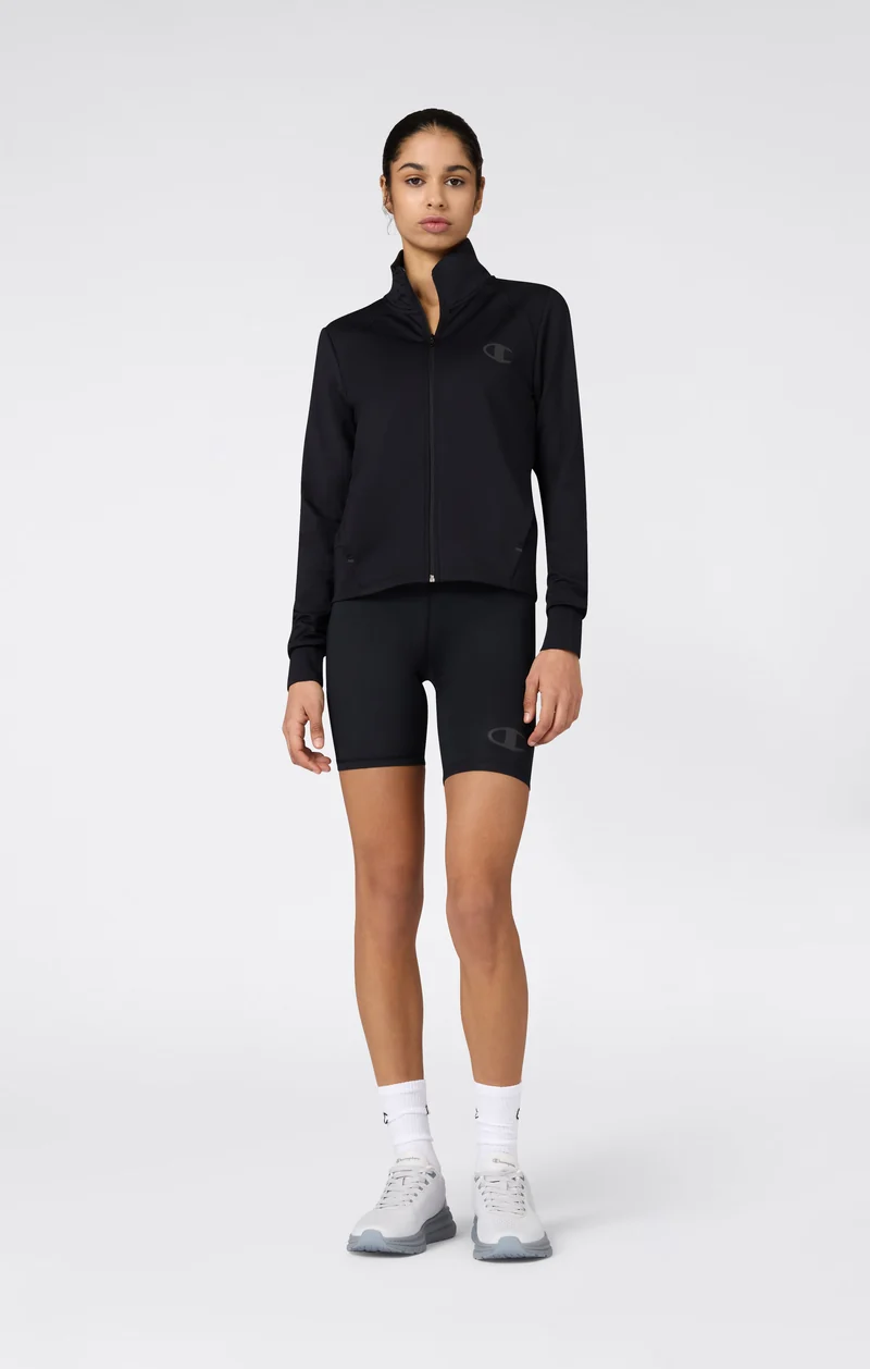 Women's Slim Fit Full-Zip Stretch Poly Hoodie