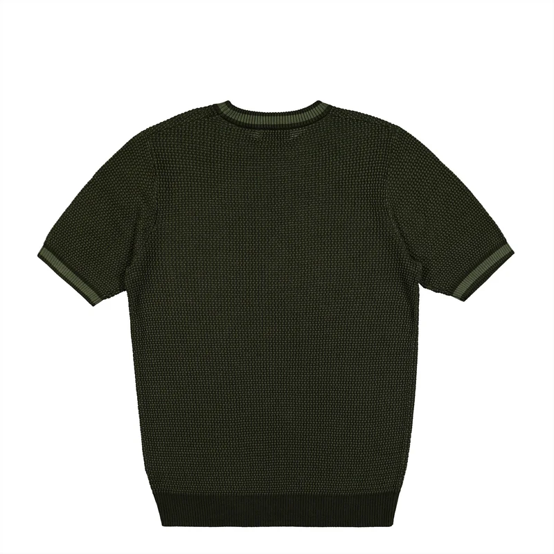 Textured Knitted T-Shirt